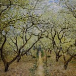 Jabloňový sad, Claude Monet