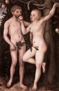 Adam a Eva, Lucas Cranach st.