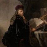 Učenec v pracovně, Rembrandt van Rijn